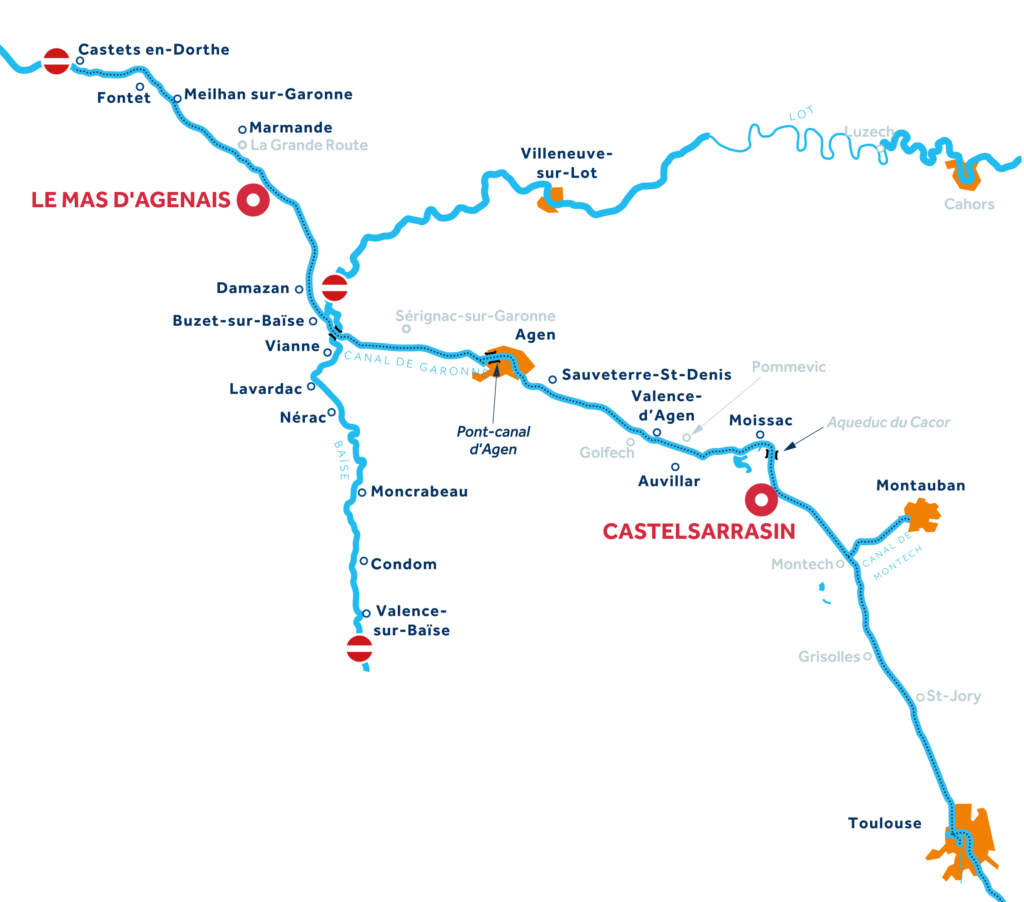 Vaargebied van Aquitanië Frankrijk